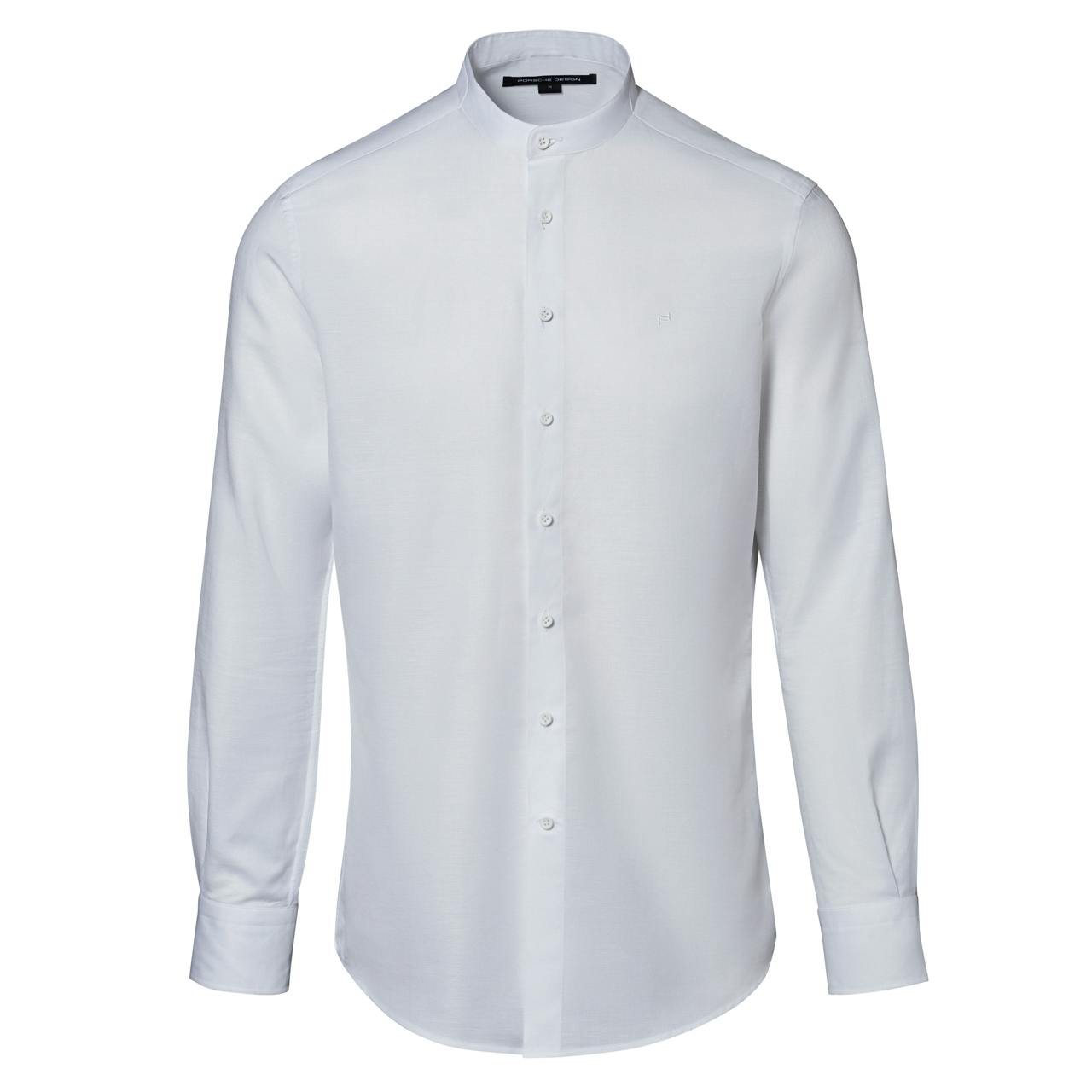 Porsche Design_SS20_M Stand Collar Shirt, Bright White, 138€