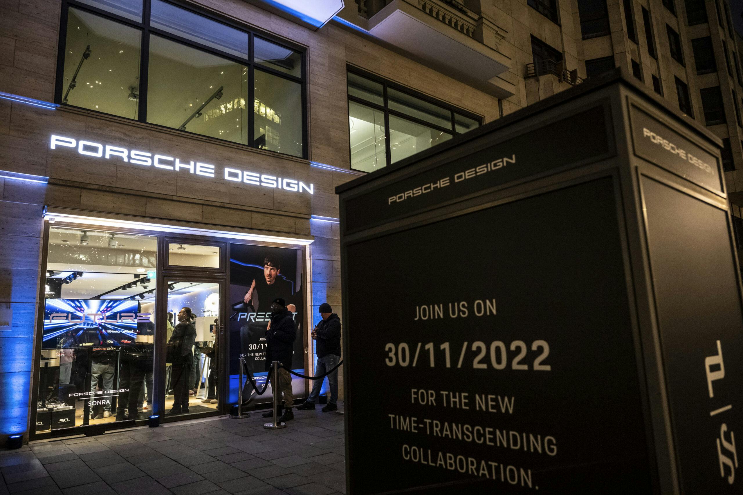 Long Lines Form Outside Porsche Design Store for Launch of Porsche Design × SONRA Sneakers